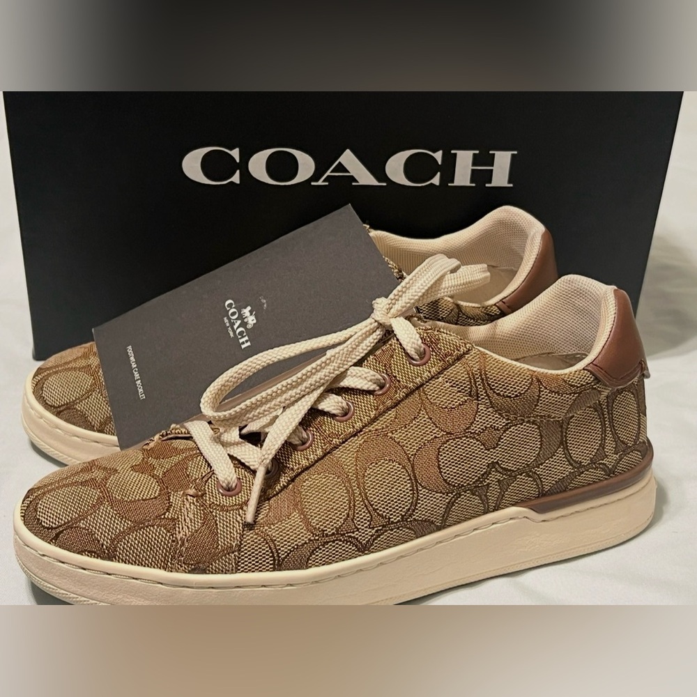 Coach Women's Brown Signature Sneakers